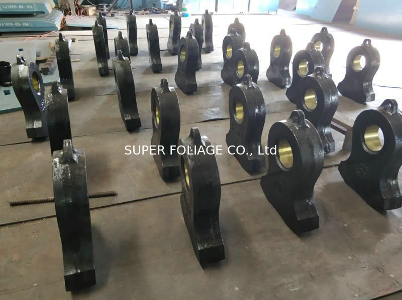 Casting Magnise Steel Impact Crusher Hammer Head AS2027 Cr35 Material